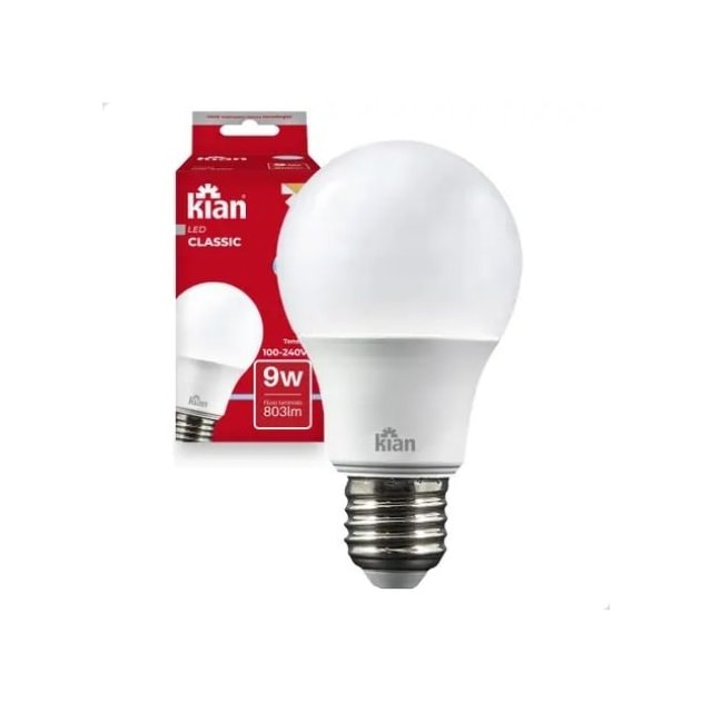 Lâmpada de Led 9w 803LM 3000k - KIAN