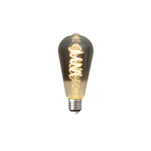 Lâmpada LED Black Twist ST64 2400K 5W - MAKLED