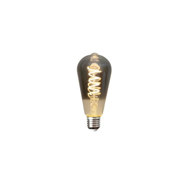 Lâmpada LED Black Twist ST64 2400K 5W - MAKLED