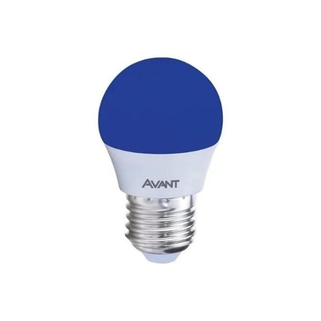 Lâmpada LED Bolinha Azul E27 4w - AVANT