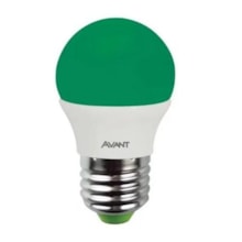 Lâmpada LED Bolinha Verde E27 4w - AVANT