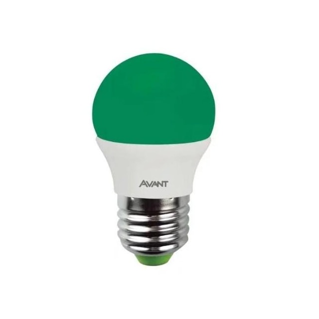 Lâmpada LED Bolinha Verde E27 4w - AVANT