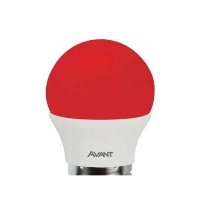 Lâmpada LED Bolinha Vermelha E27 4w - Avant