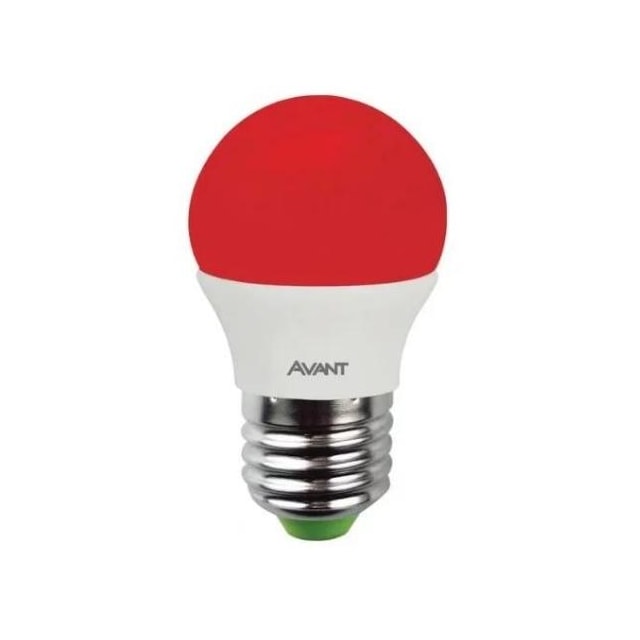 Lâmpada LED Bolinha Vermelha E27 4w - Avant