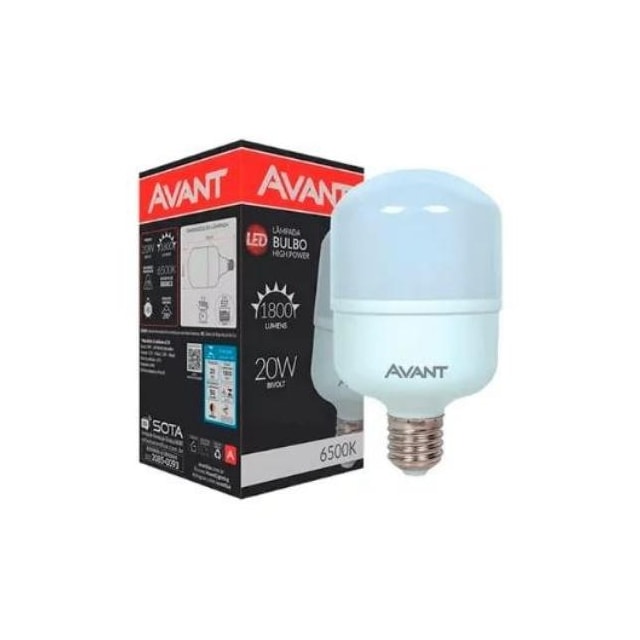 Lâmpada Led Bulbo 20w 6500k - AVANT