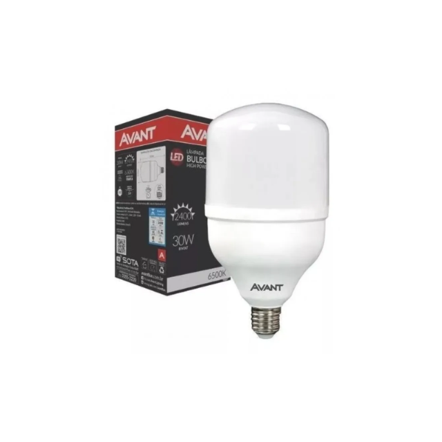 Lâmpada LED Bulbo HP 30W 6500K - AVANT