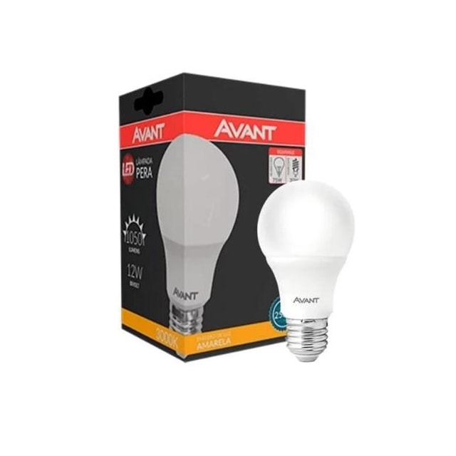 Lâmpada LED Pêra 4,8w 3000k - AVANT