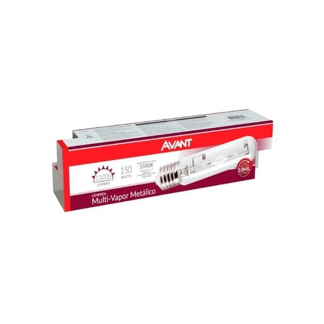 Lâmpada Multi-Vapor Metálico E40 150W 5500k - AVANT Lâmpada Multi-Vapor Metálico E40 150W 5500k - AVANT