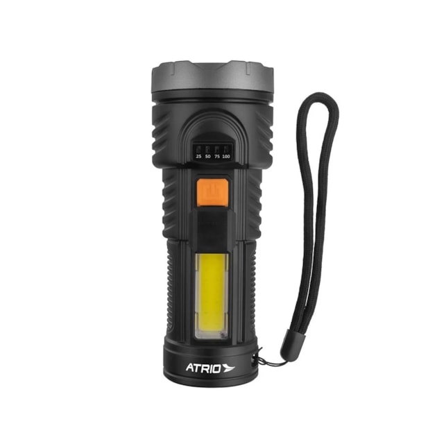 Lanterna de Mão Recarregável Lat 3 Atrio - ES443 Lanterna de Mão Recarregável Lat 3 Atrio - ES443