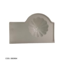 Lavatório de Bancada Esquerdo Branco Fibra - FORTMÁRMORE Lavatório de Bancada Esquerdo Branco Fibra - FORTMÁRMORE