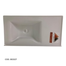 Lavatório Luxo Magnum Branco Fibra - FORTMÁRMORE Lavatório Luxo Magnum Branco Fibra - FORTMÁRMORE