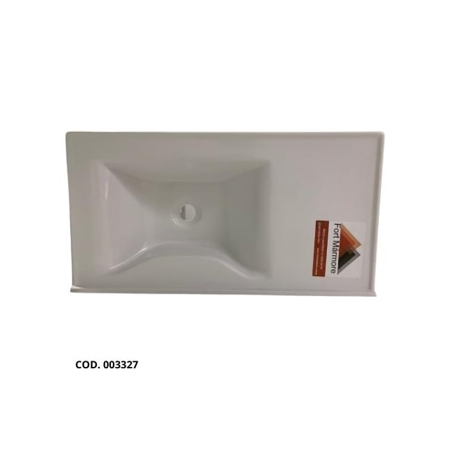 Lavatório Luxo Magnum Branco Fibra - FORTMÁRMORE Lavatório Luxo Magnum Branco Fibra - FORTMÁRMORE