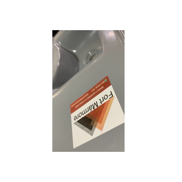 Lavatório Luxo Magnum Cinza Fibra - FORTMÁRMORE Lavatório Luxo Magnum Cinza Fibra - FORTMÁRMORE