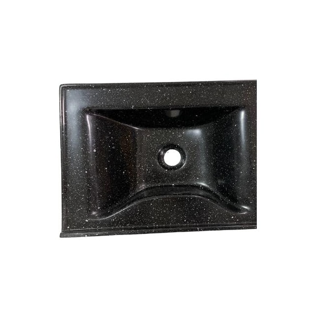 Lavatório Luxo Magnum Grafite Fibra - FORTMÁRMORE Lavatório Luxo Magnum Grafite Fibra - FORTMÁRMORE