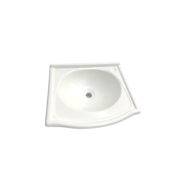 Lavatório Retangular Branco de Fibra - FORTMÁRMORE Lavatório Retangular Branco de Fibra - FORTMÁRMORE