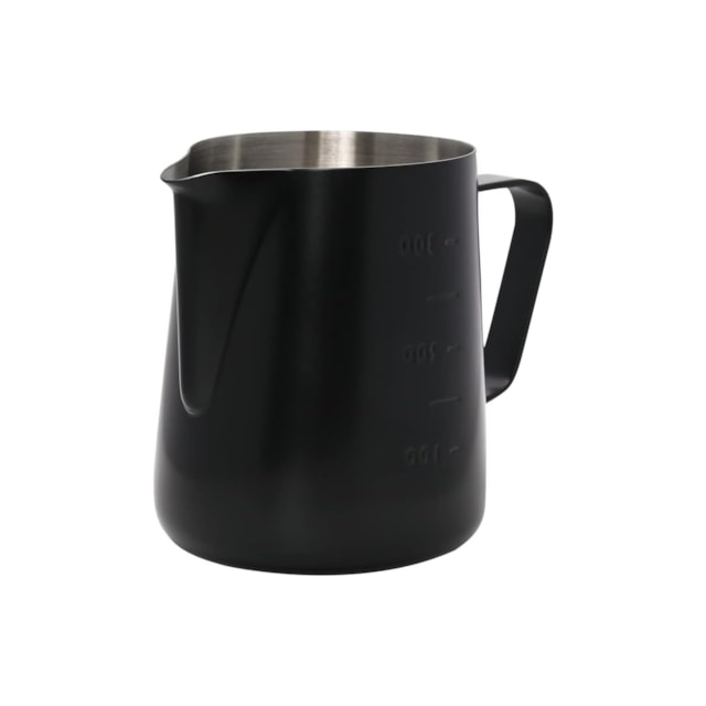 Leiteira Inox Black 350 ml Mimo Style