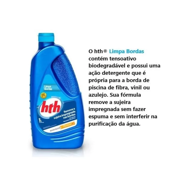 Limpa Bordas 1 litro - HTH