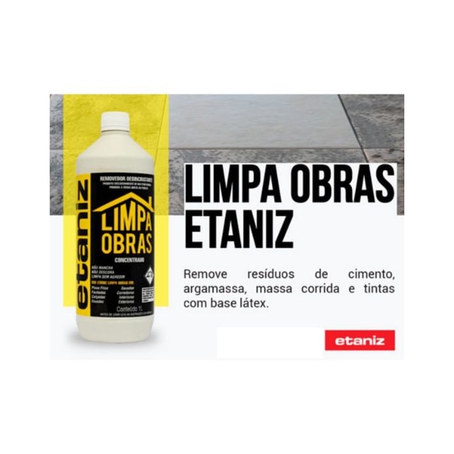 Limpa Obra 1 Litro - Etaniz