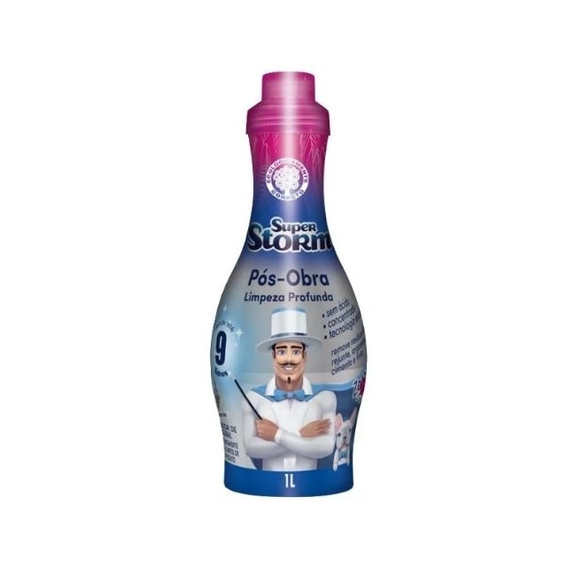 Limpador Pós Obra 1L Super Storm - PULVITEC Limpador Pós Obra 1L Super Storm - PULVITEC