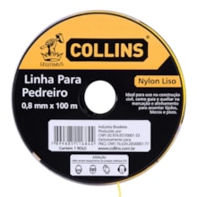 Linha Pedreiro Nylon 0,80mm X 100m - Collins 