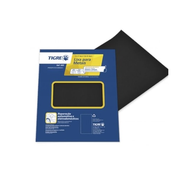 Lixa D'Água Grão 280 - Tigre Lixa D'Água Grão 280 - Tigre