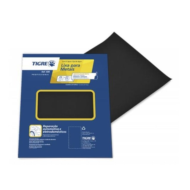 Lixa D'Água Grão 500 - Tigre Lixa D'Água Grão 500 - Tigre