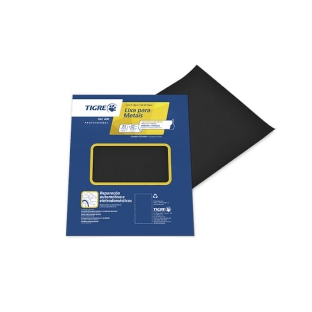 Lixa D'Água Grão 80 - Tigre Lixa D'Água Grão 80 - Tigre