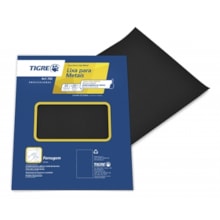 Lixa para Ferro Grão 100 - Tigre  Lixa para Ferro Grão 100 - Tigre