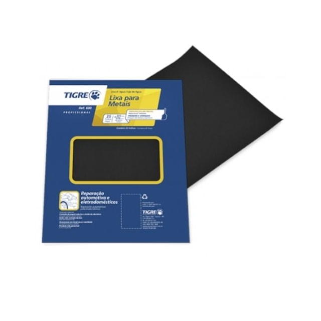 Lixa para Ferro Grão 220 - Tigre  Lixa para Ferro Grão 220 - Tigre