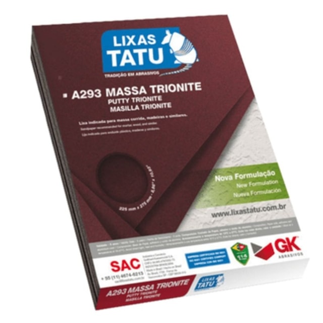 Lixa para Massa Grão 120 - Tatu 