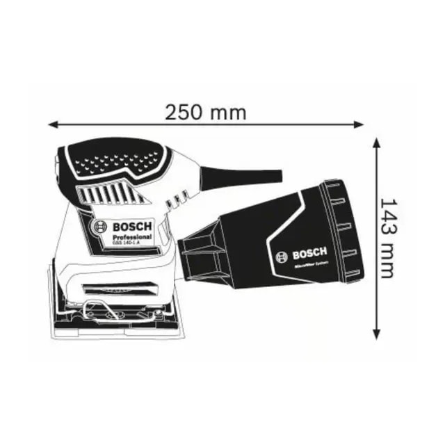 Lixadeira de Palma GSS 140 1A 220V - BOSCH Lixadeira de Palma GSS 140 1A 220V - BOSCH