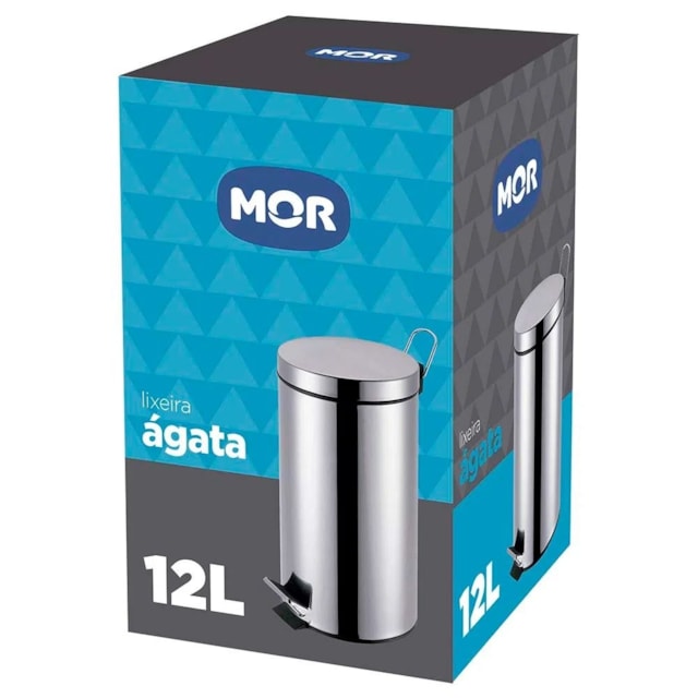 Lixeira 12 Litros Ágata - MOR Lixeira 12 Litros Ágata - MOR