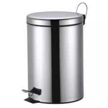 Lixeira 12 Litros de Aço Inox com Pedal - KALA Lixeira 12 Litros de Aço Inox com Pedal - KALA