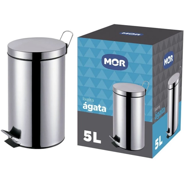 Lixeira 5 Litros Ágata - MOR Lixeira 5 Litros Ágata - MOR