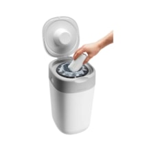 Lixeira De Descarte De Fraldas Twist And Click Branca Tommee Tippee - 85101501 Lixeira De Descarte De Fraldas Twist And Click Branca Tommee Tippee - 85101501