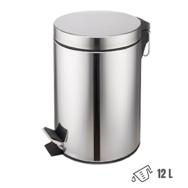 Lixeira de Inox 12L - DIMAR