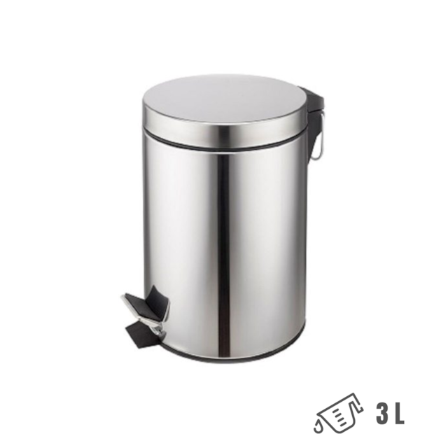 Lixeira de Inox 3L - DIMAR