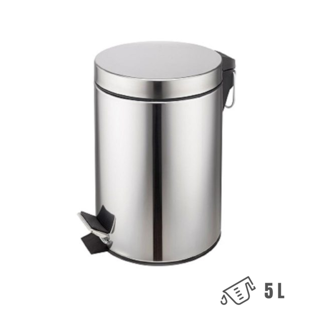 Lixeira de Inox 5L - DIMAR