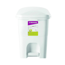 Lixeira Plástica Retangular Branca 6L - PRIMAFER