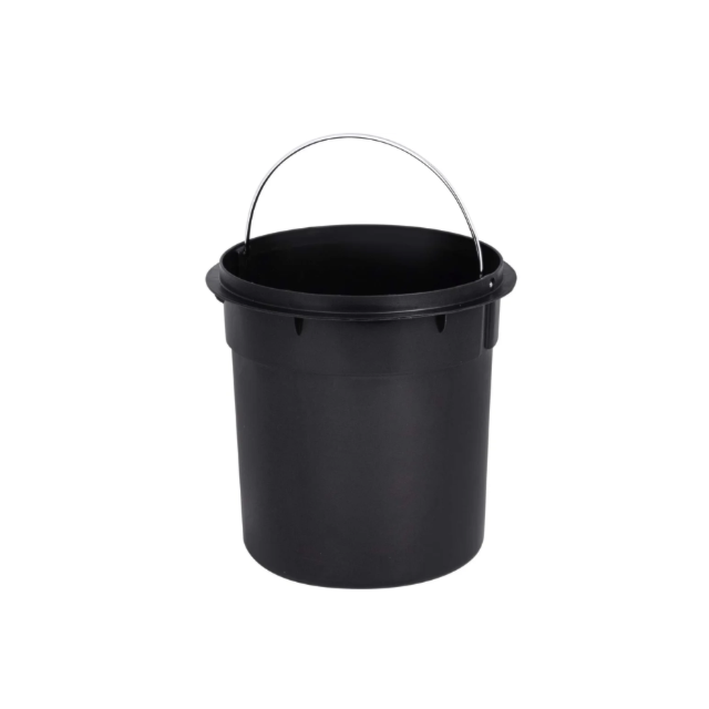 Lixeira Retro Preta 5 Litros - KALA Lixeira Retro Preta 5 Litros - KALA