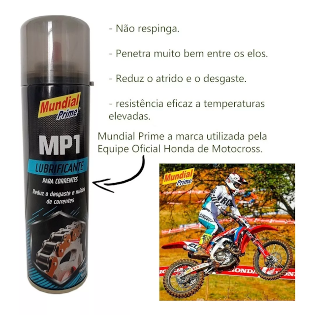 Lubrificante para Correntes 200ml - MUNDIAL Lubrificante para Correntes 200ml - MUNDIAL