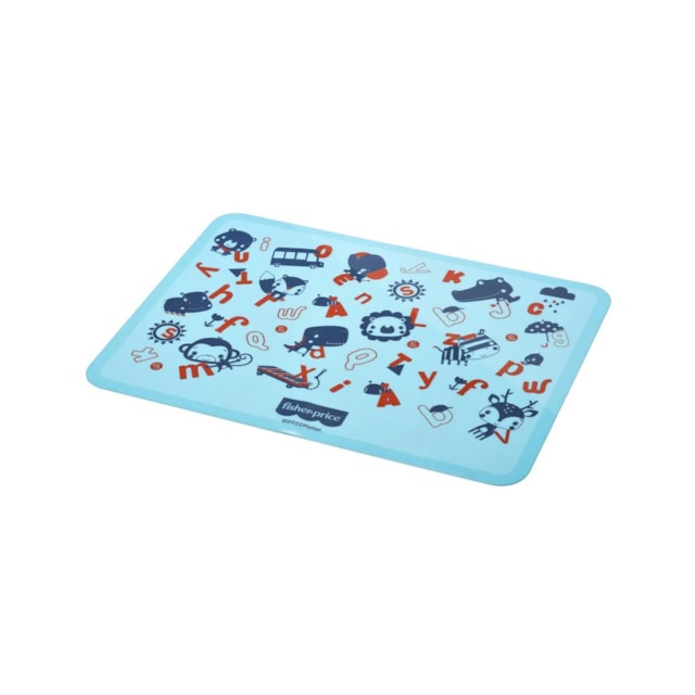 Lugar Americano de Silicone Estampado Yummy! Fisher-Price Azul