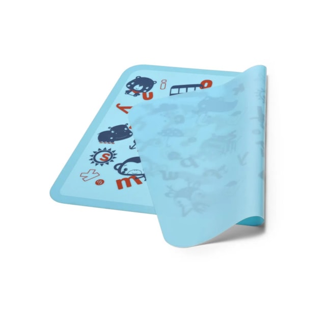 Lugar Americano de Silicone Estampado Yummy! Fisher-Price Azul