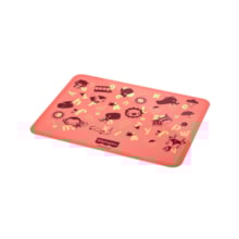 Lugar Americano de Silicone Estampado Yummy! Fisher-Price Coral Lugar Americano de Silicone Estampado Yummy! Fisher-Price Coral