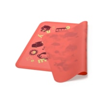 Lugar Americano de Silicone Estampado Yummy! Fisher-Price Coral Lugar Americano de Silicone Estampado Yummy! Fisher-Price Coral