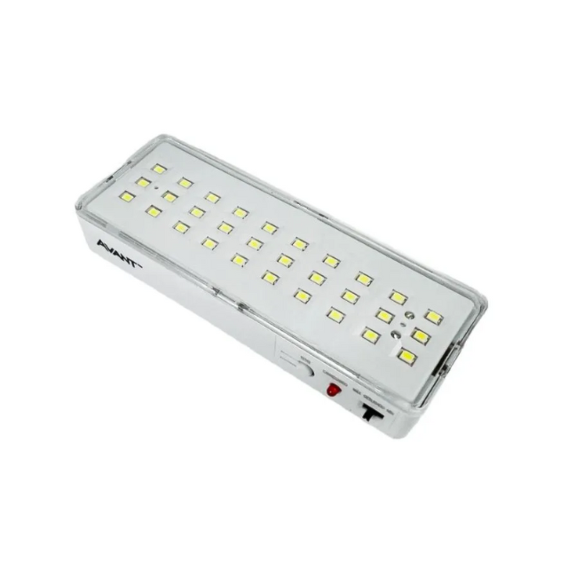 Luminária de Emergência Branca 30 LEDS - AVANT Luminária de Emergência Branca 30 LEDS - AVANT