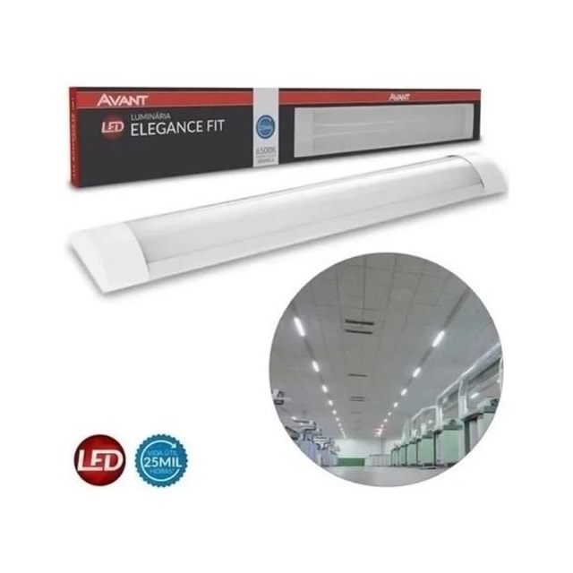 Luminária LED Elegance Fit 36w 6500k 100cm - AVANT