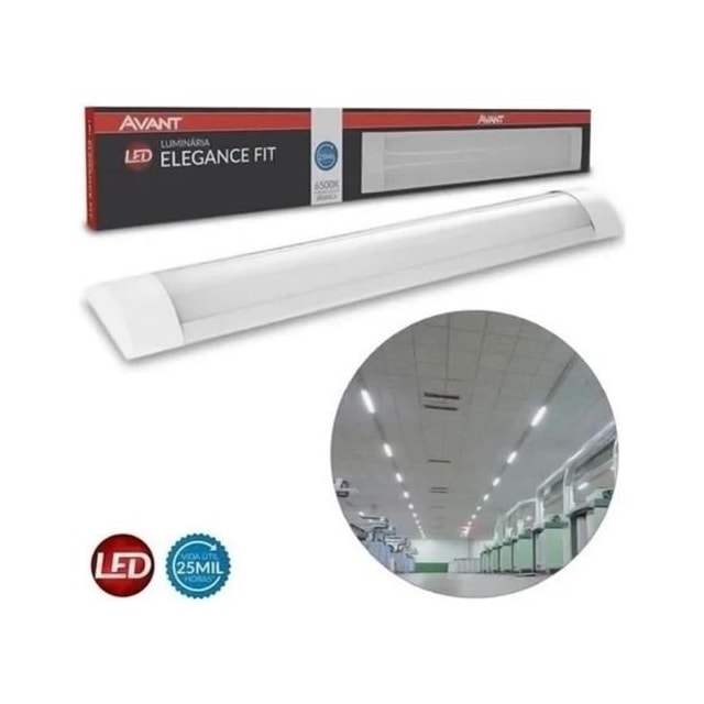Luminária LED Elegance Fit 36w 6500k 100cm - AVANT Luminária LED Elegance Fit 36w 6500k 100cm - AVANT