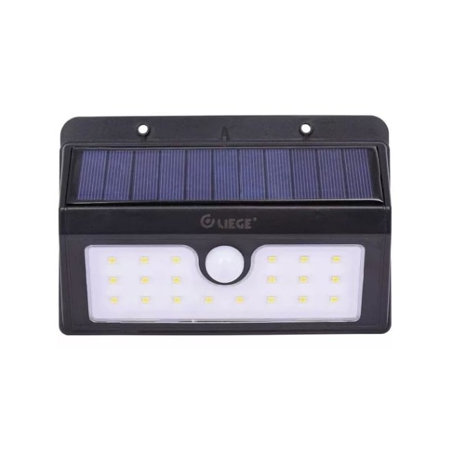 Luminária Solar de Parede 20 LEDS - LIEGE Luminária Solar de Parede 20 LEDS - LIEGE