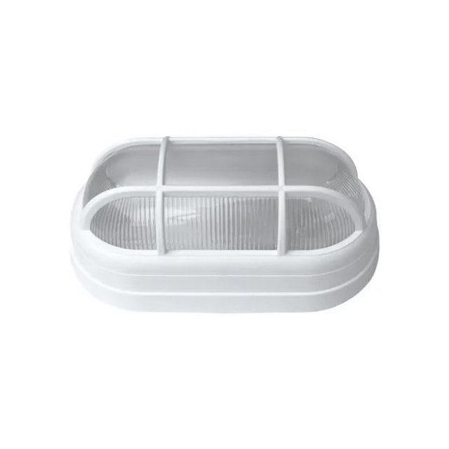 Luminária Tartaruga com Grade Branca - OPL Luminária Tartaruga com Grade Branca - OPL